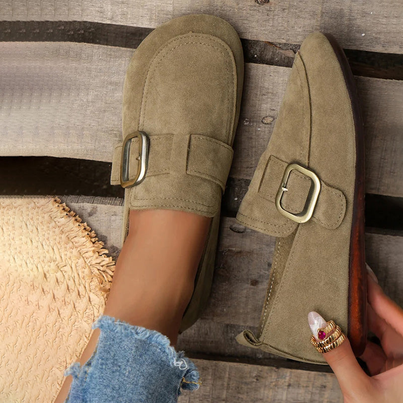 Women's Suede Slip-On Shoes Klara