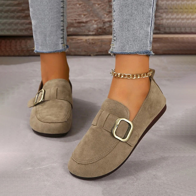 Women's Suede Slip-On Shoes Klara