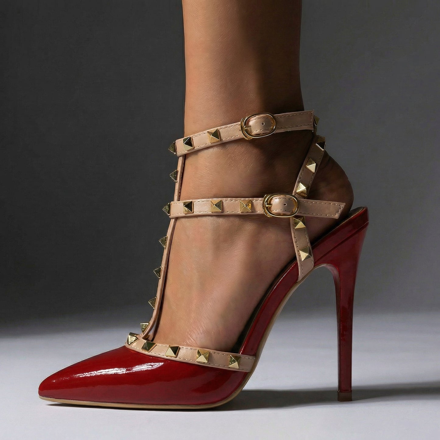 Women's Vegan Patent High Heels Klara