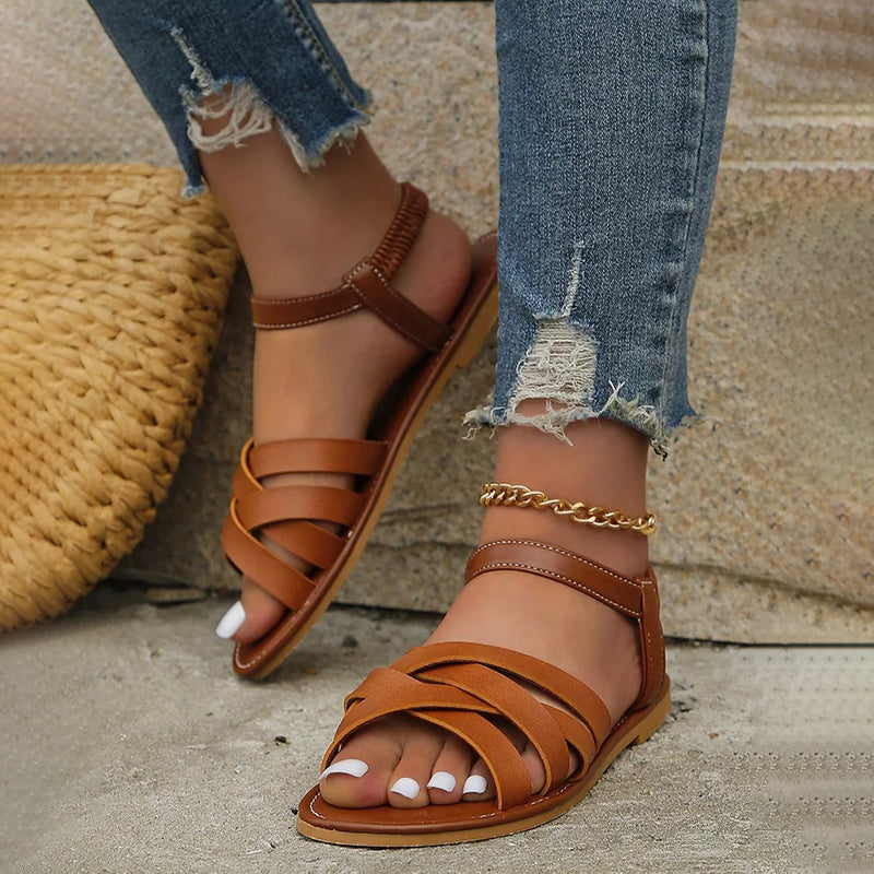 Women's Vintage Open Toe Sandals Klara