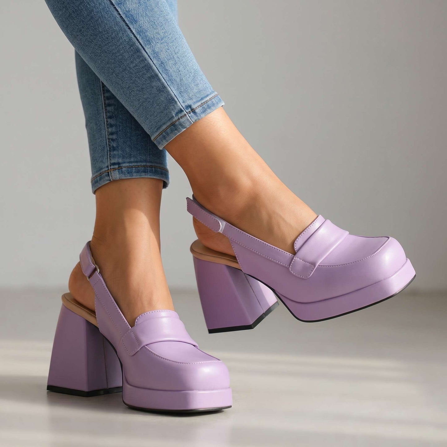 Women's Vintage Style Slingback Heels Klara
