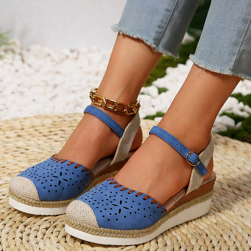 Women's Vintage Wedge Sandals for Women Klara
