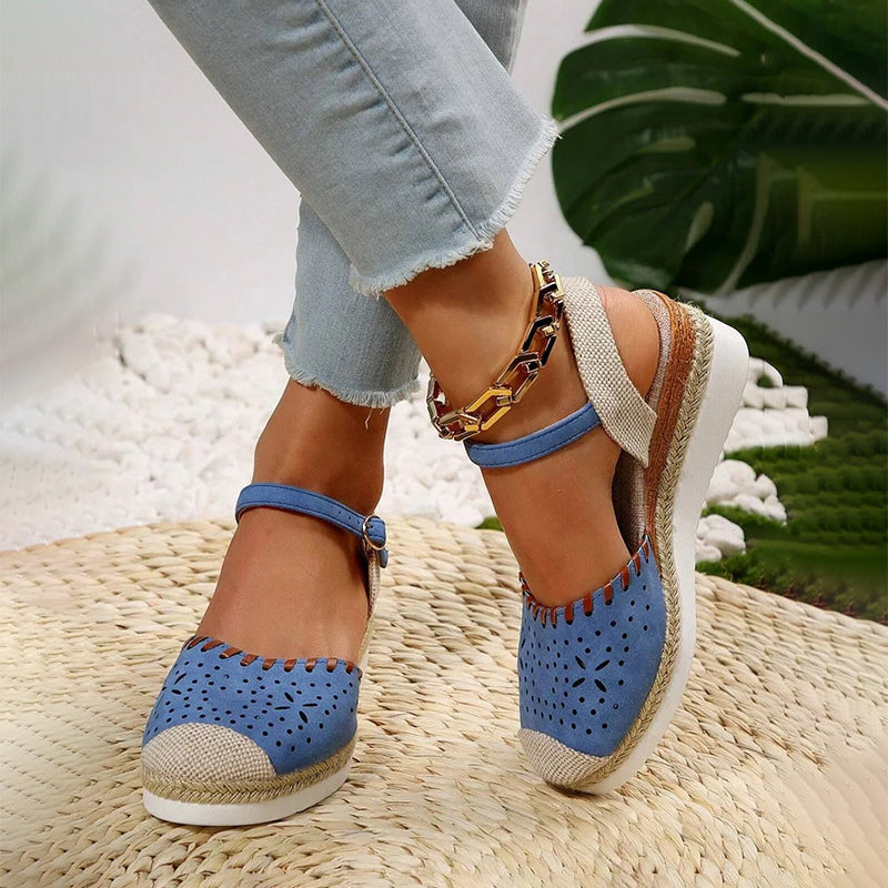 Women's Vintage Wedge Sandals for Women Klara