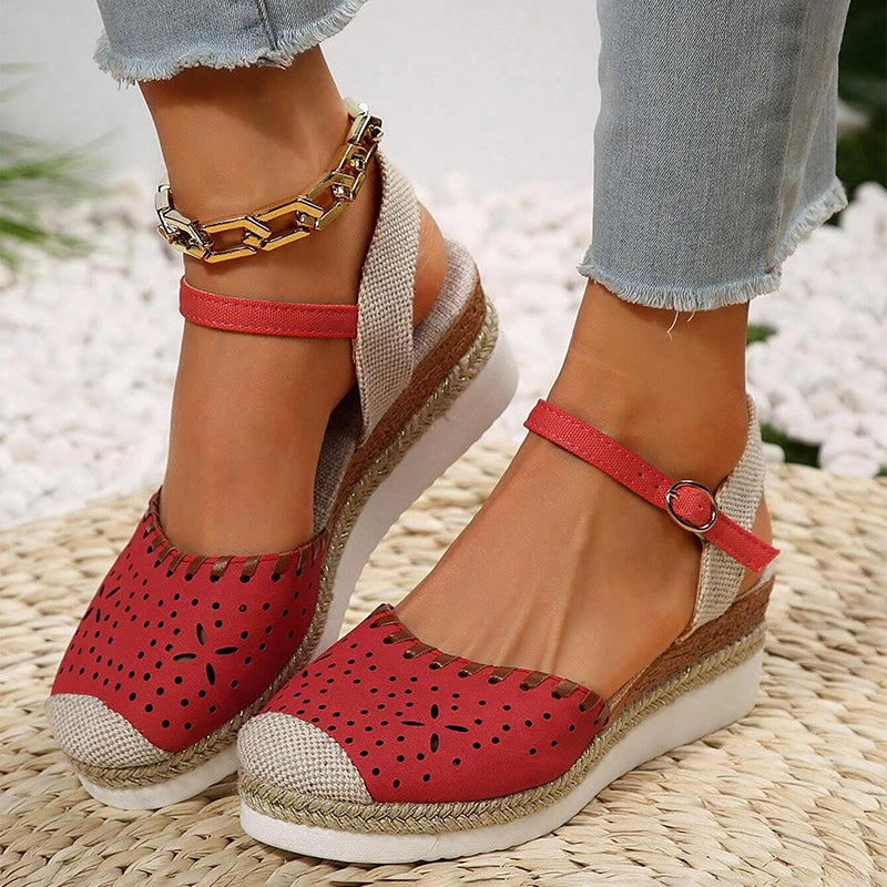 Women's Vintage Wedge Sandals for Women Klara