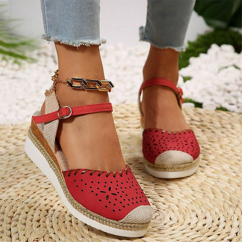 Women's Vintage Wedge Sandals for Women Klara